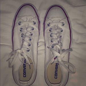 White low top converse